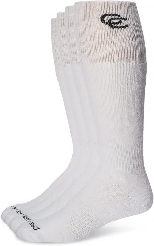 Dan Post Boot Company mens Cowboy Certified Over the Calf Socks 4 Pair
