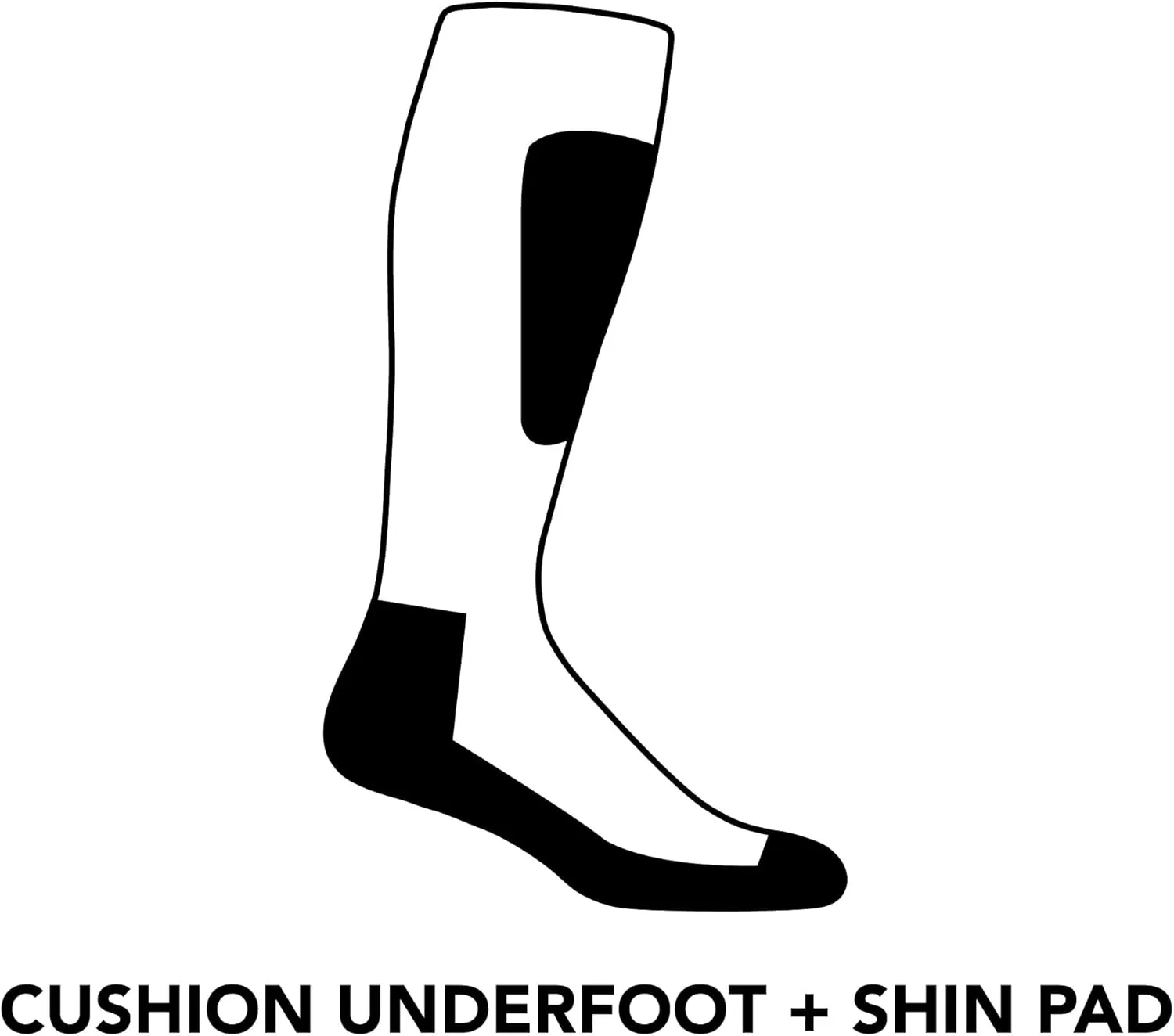 Darn Tough Men's Function X OTC Midweight with Padded Shin Sock (Style 8044) -