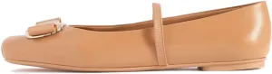 Divanne Ballet Flats for Women, Bowtie Mary Jane Flats Square Toe Ballerina Shoes with Strap
