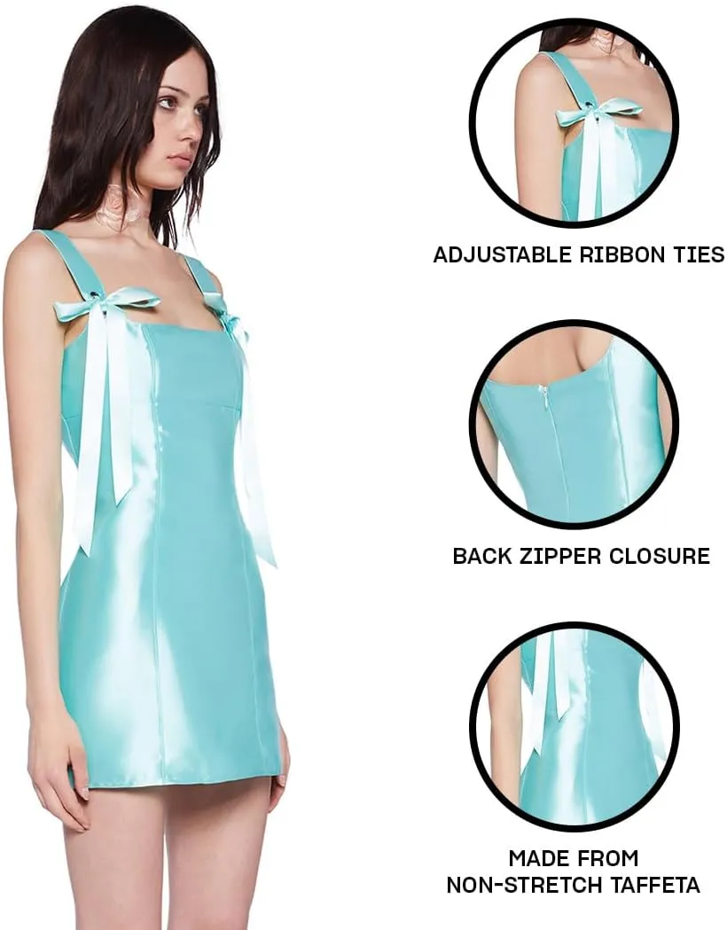Dolls Kill Pixie Stardust Mini Dress by Current Mood - Taffeta Dress with Fit and Flare Silhouette