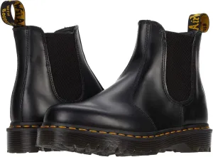 Dr. Martens unisex-adult 2976 Bex, Black Smooth Leather, 9 Women/8 Men