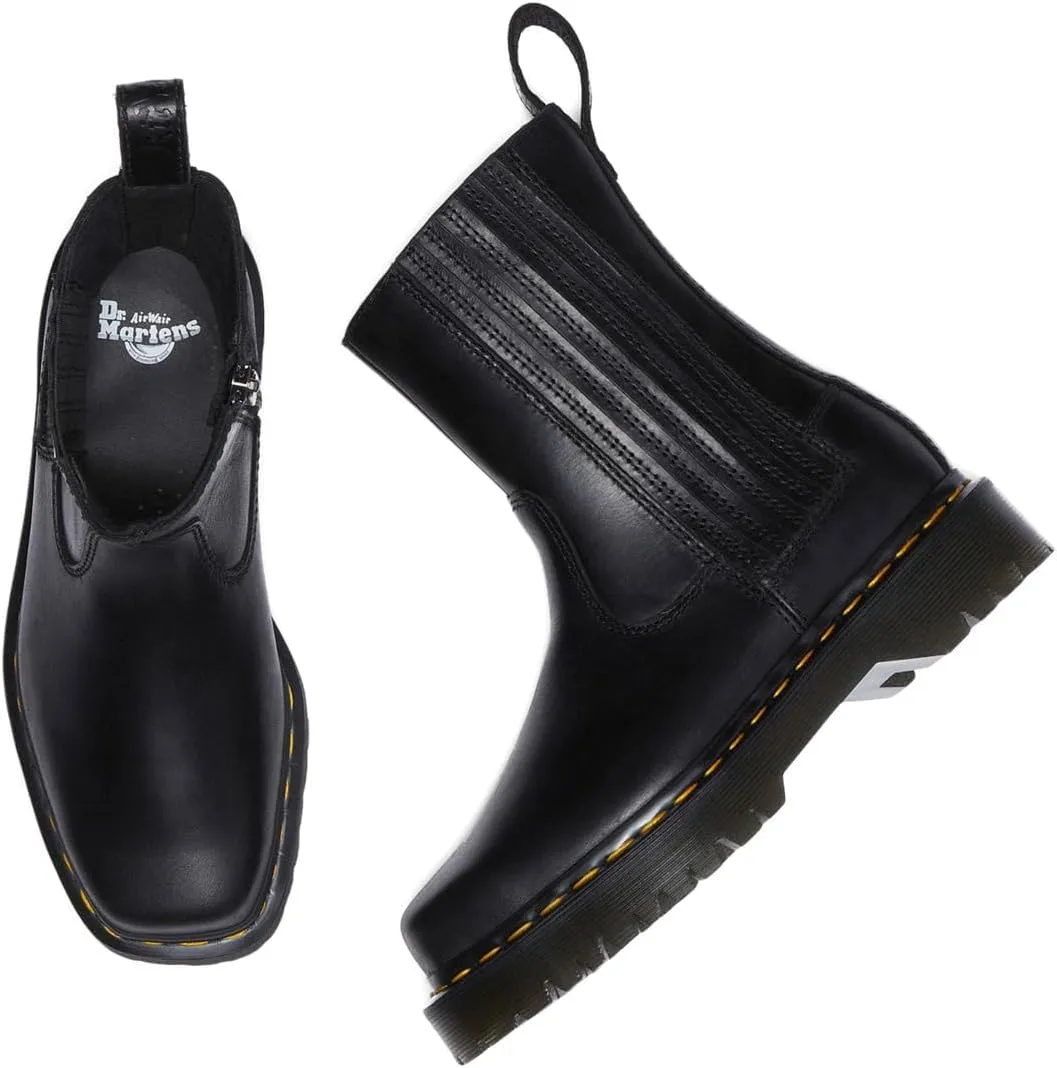 Dr. Martens Women's Amaayah Lo Leather Bex Pull-on Boots Fashion