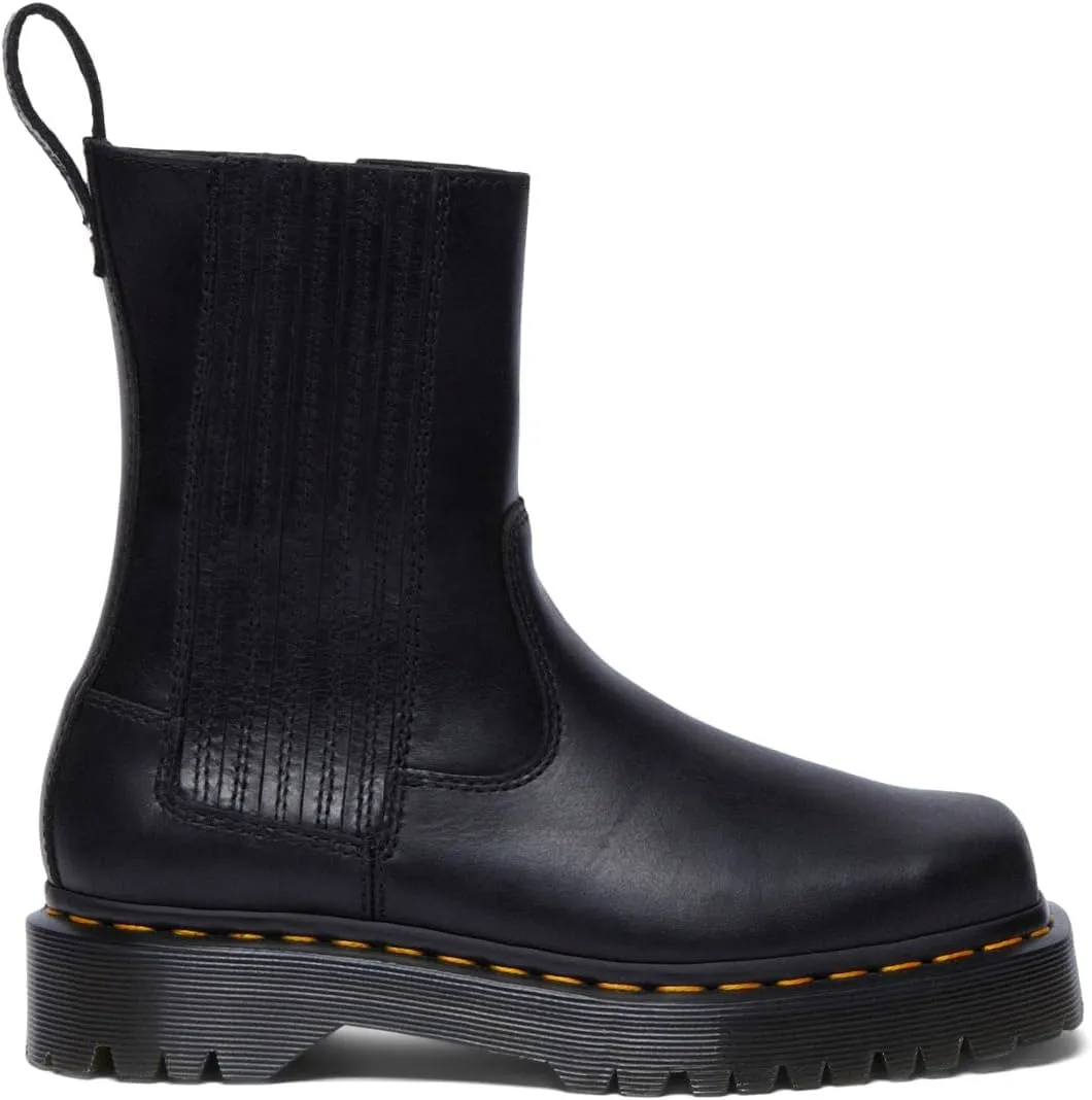 Dr. Martens Women's Amaayah Lo Leather Bex Pull-on Boots Fashion