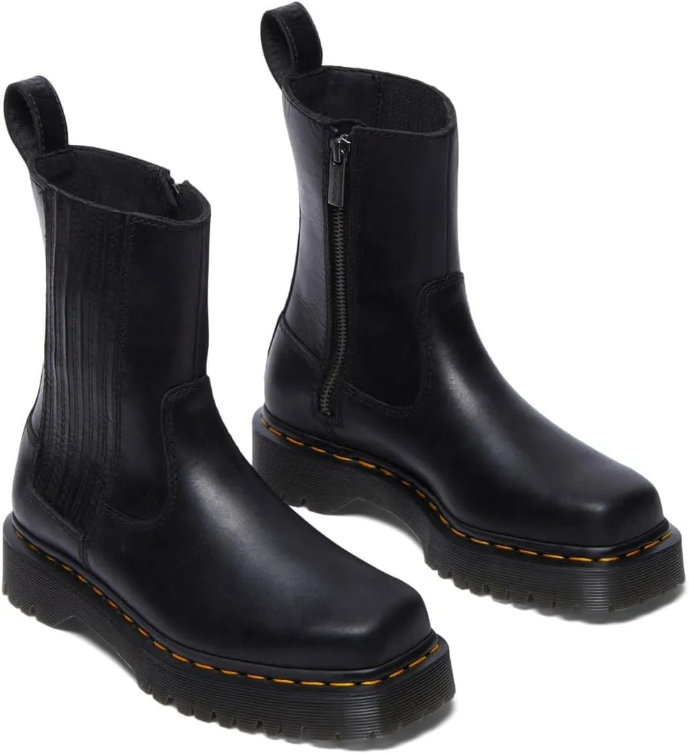 Dr. Martens Women's Amaayah Lo Leather Bex Pull-on Boots Fashion