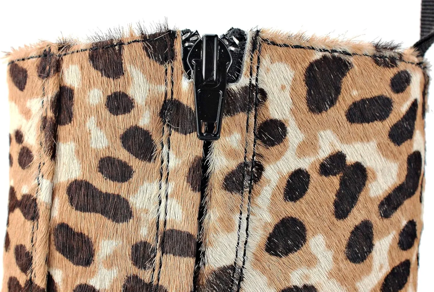 Dress Boot for Men Casual Chelsea Fashion Stylish Ankle High Heels Boots Leopard print CD-JY012-Color