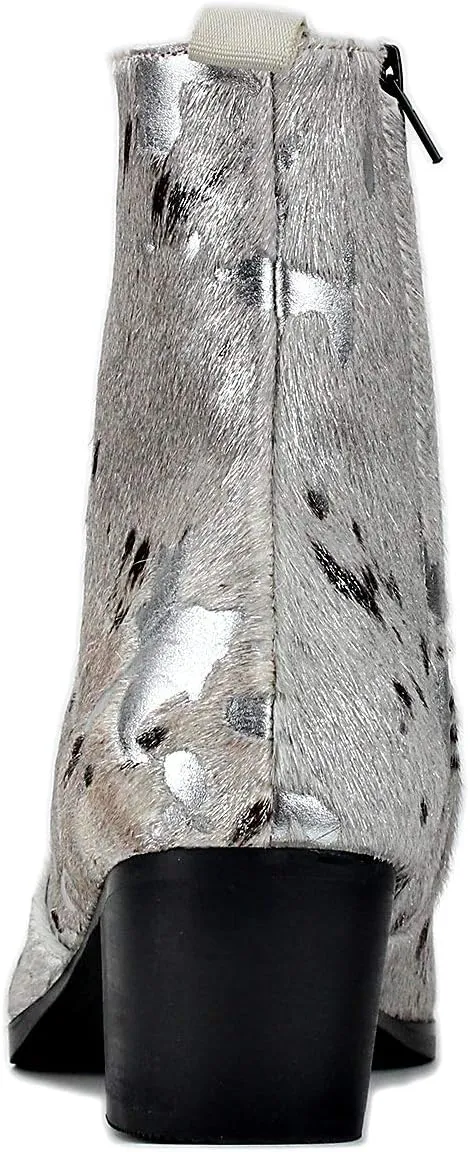 Dress Boot for Men Casual Chelsea Fashion Stylish Ankle High Heels Boots Leopard print CD-JY012-Color