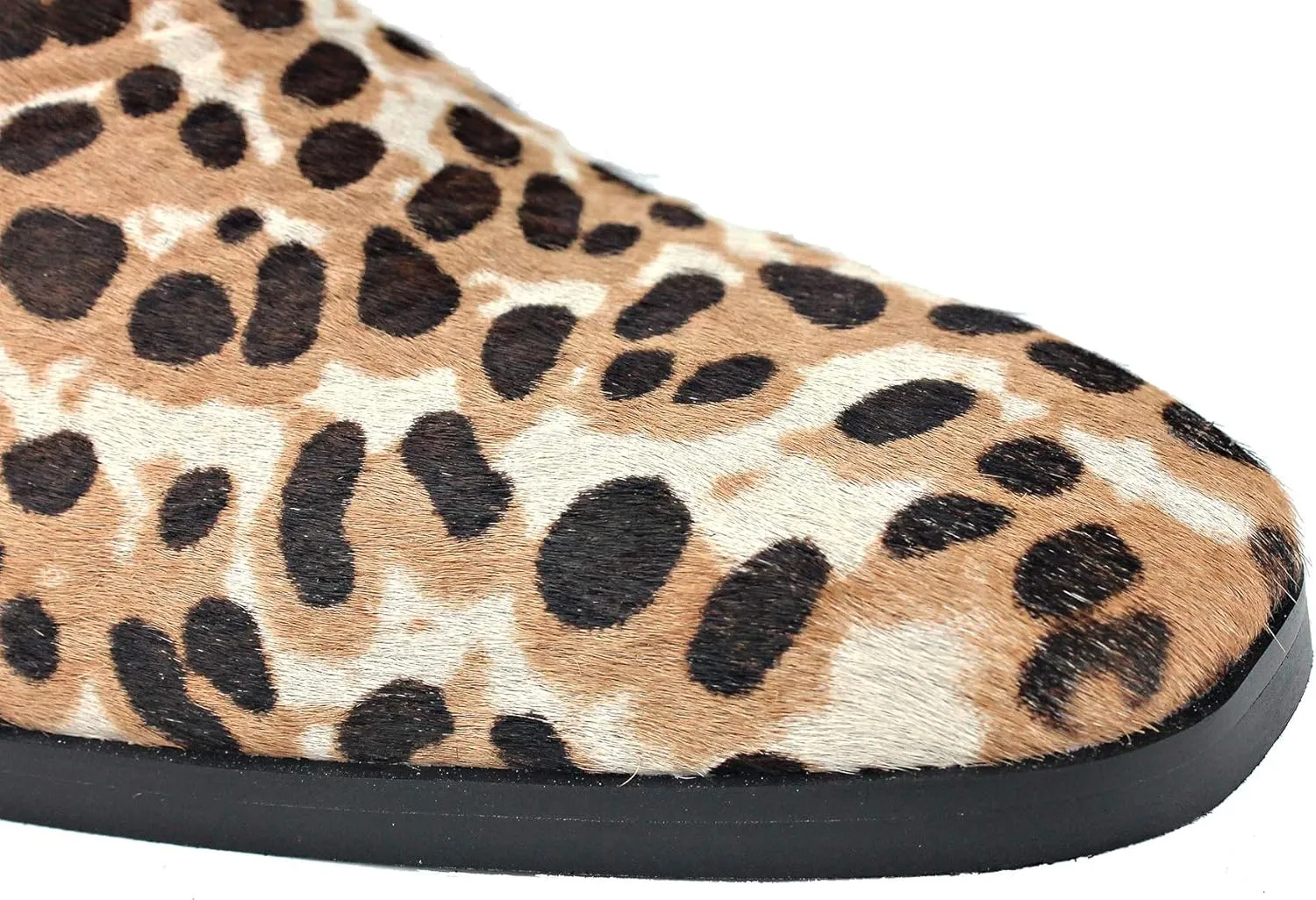 Dress Boot for Men Casual Chelsea Fashion Stylish Ankle High Heels Boots Leopard print CD-JY012-Color