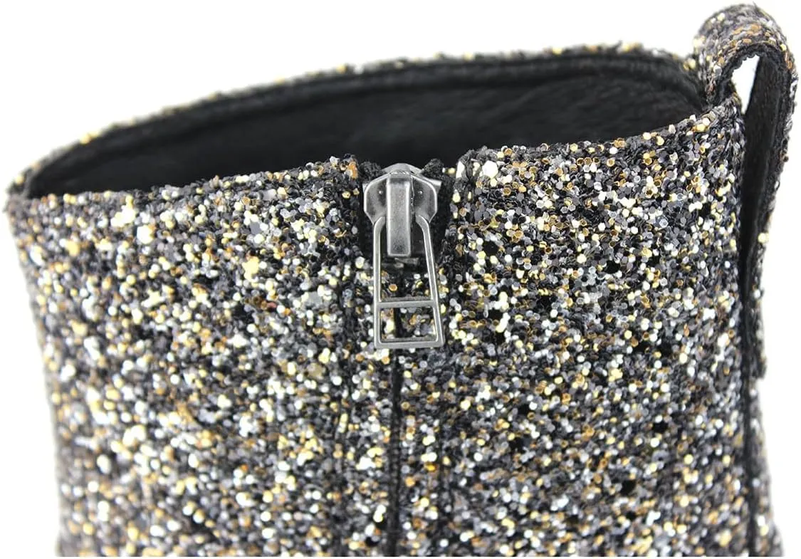 Dress Boot for Men Glitter Chelsea Designer Boots Casual shoes Side Zipper Ankle Boots