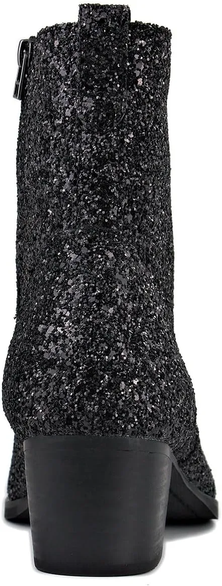 Dress Boot for Men Glitter Chelsea Designer Boots Casual shoes Side Zipper Ankle Boots