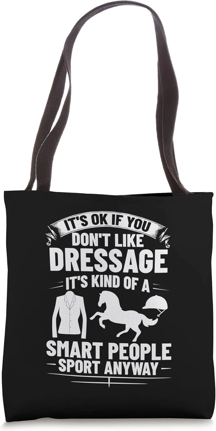 Dressage Horse Riding Training Arena Competitor Tote Bag
