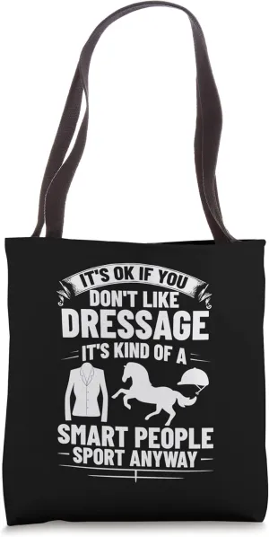 Dressage Horse Riding Training Arena Competitor Tote Bag