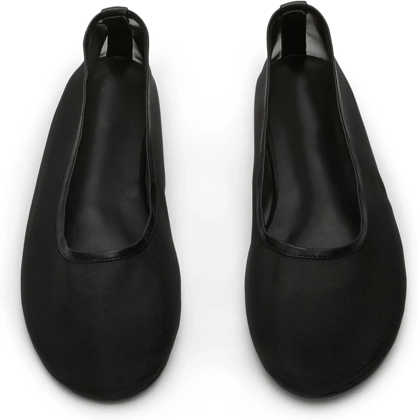 Dsevht Mesh Ballet Flats Shoes for Women Slip On Ballerina Shoes Round Toe Comfortable Casual Work Dress Flats Shoes