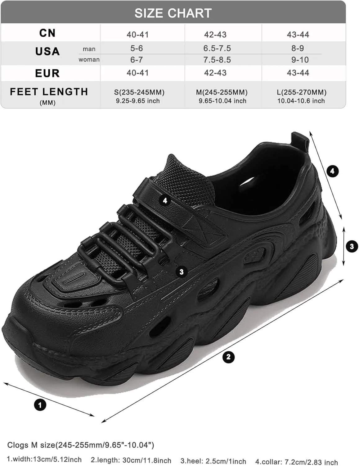 EVA Lightweight Breathable Casual Shoes - Clogs & Mules for Driving Work, Leisure Walks, Sports Running, Outdoor Hiking, Beach Wading