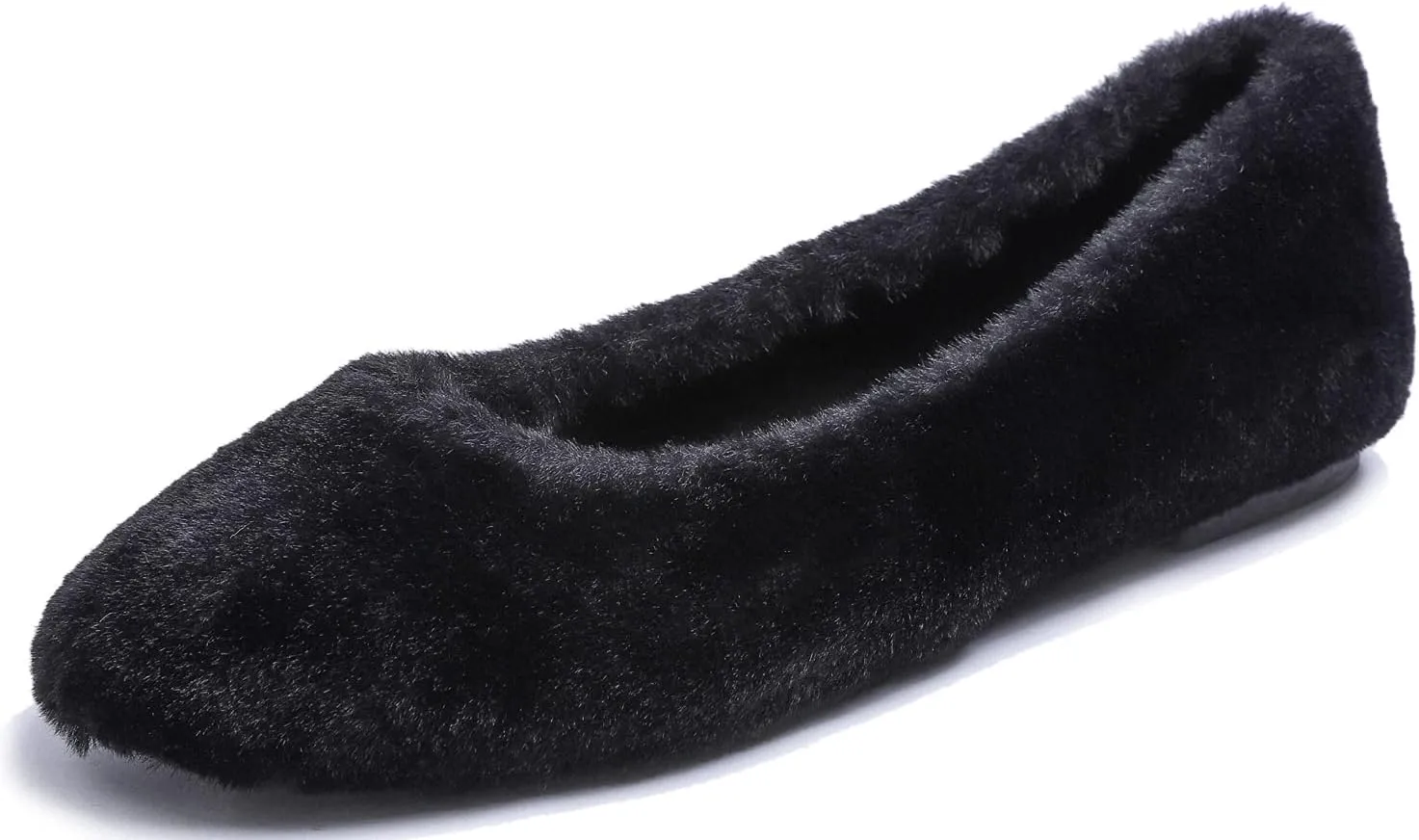 FEVERSOLE Women's Ultra Soft Colorful Memory Foam Cushioned Faux Suede Home Ballet Flats