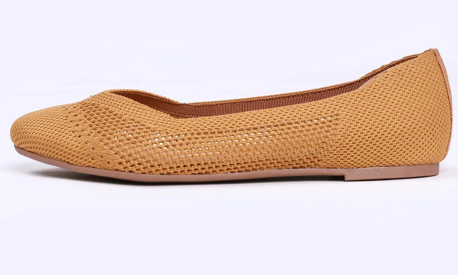 Feversole Women's Woven Fashion Breathable Knit Flat Shoes