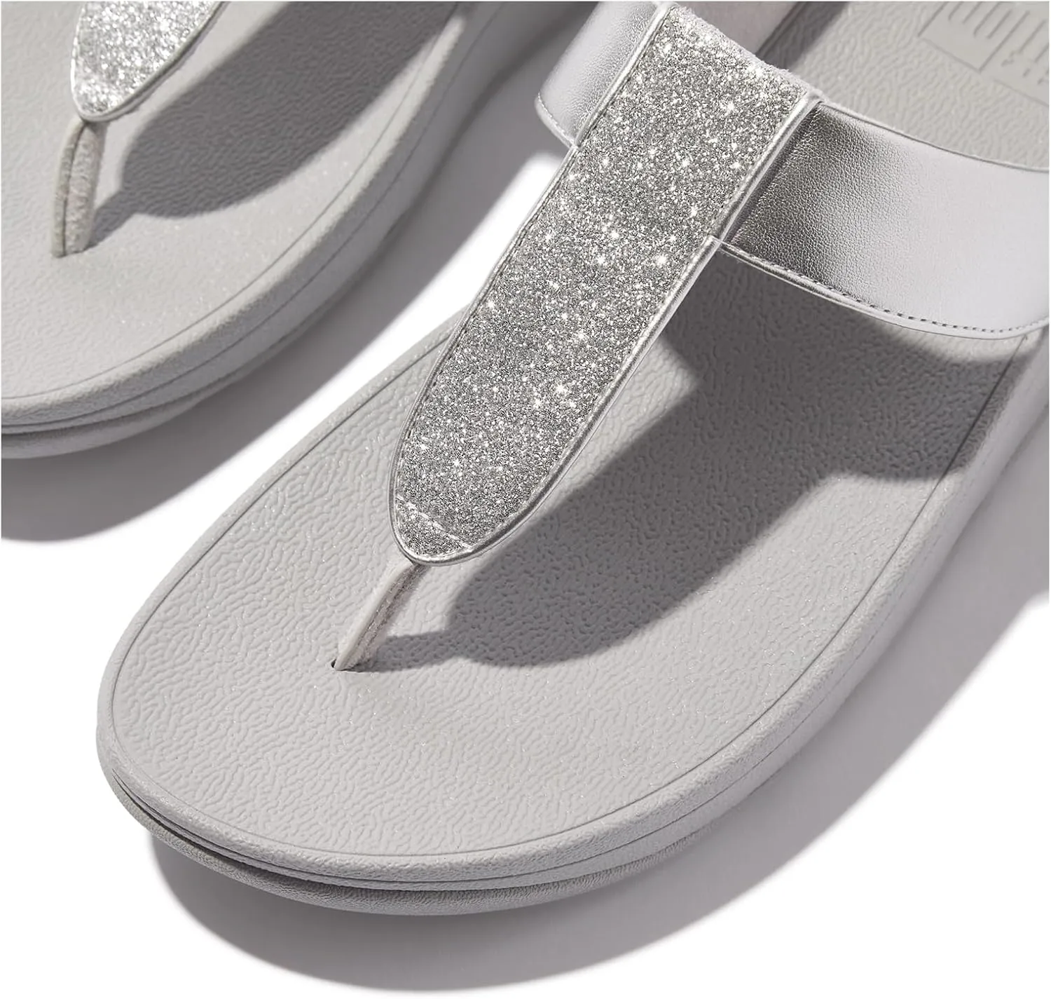 Fitflop Women's Fino Glitterdust Metallic Toe-Post Sandals
