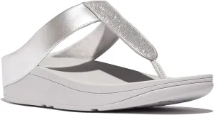 Fitflop Women's Fino Glitterdust Metallic Toe-Post Sandals
