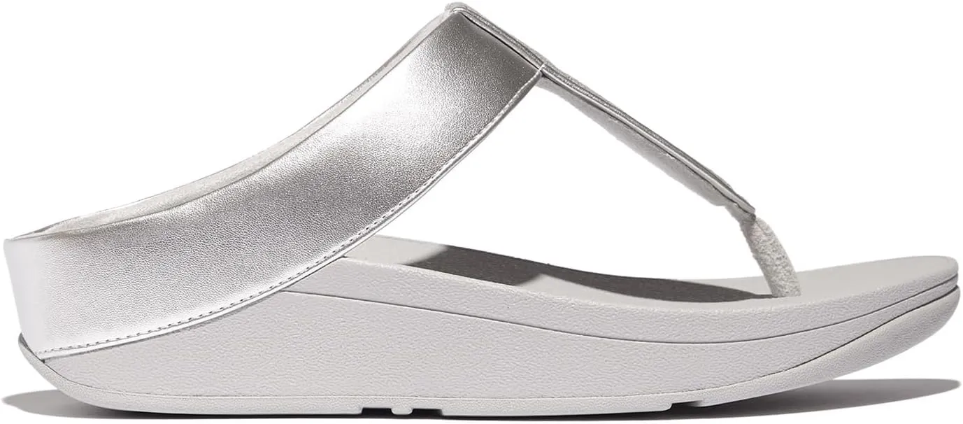 Fitflop Women's Fino Glitterdust Metallic Toe-Post Sandals