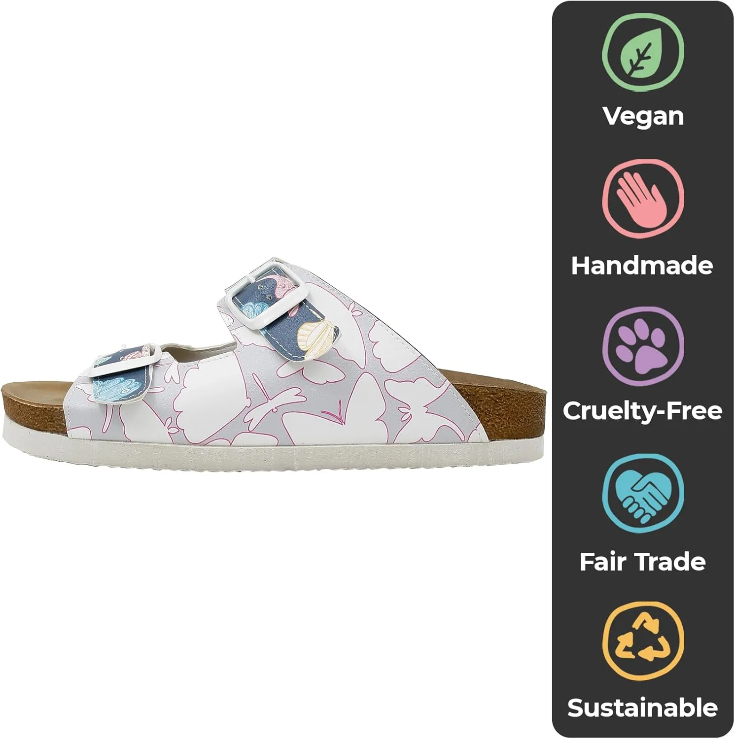 Flip Flops for Women - Vegan Leather and Handmade Thong Sandals for Women