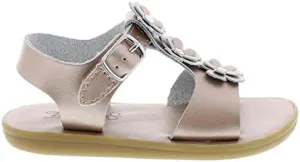 FOOTMATES Jasmine and Eco-Jasmine Waterproof Sandals for Girls and Boys with Slip-Resistant, Non-Marking Outsole and Strap Closure for Infants, Toddlers, and Kids Ages 0-12