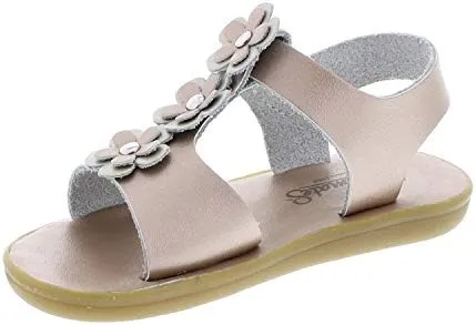 FOOTMATES Jasmine and Eco-Jasmine Waterproof Sandals for Girls and Boys with Slip-Resistant, Non-Marking Outsole and Strap Closure for Infants, Toddlers, and Kids Ages 0-12