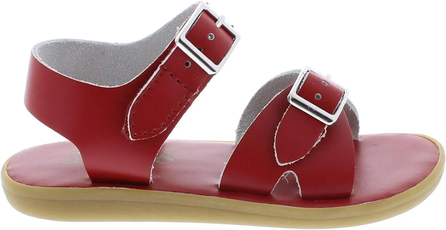 FOOTMATES Tide and Eco-Tide Waterproof Sandals for Boys and Girls with Slip-Resistant, Non-Marking Outsoles and Strap Closure for Infants, Toddlers, and Little Kids Ages 0-8