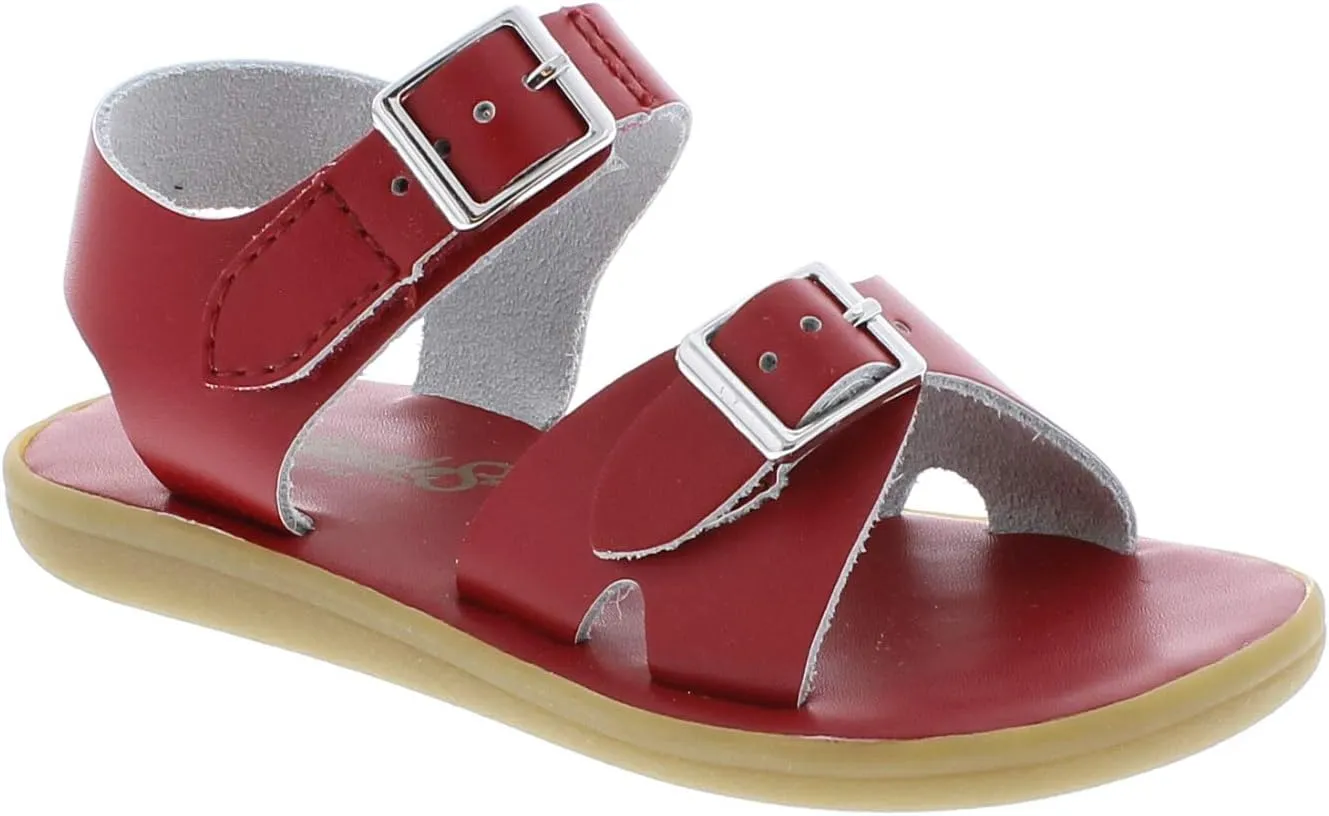FOOTMATES Tide and Eco-Tide Waterproof Sandals for Boys and Girls with Slip-Resistant, Non-Marking Outsoles and Strap Closure for Infants, Toddlers, and Little Kids Ages 0-8
