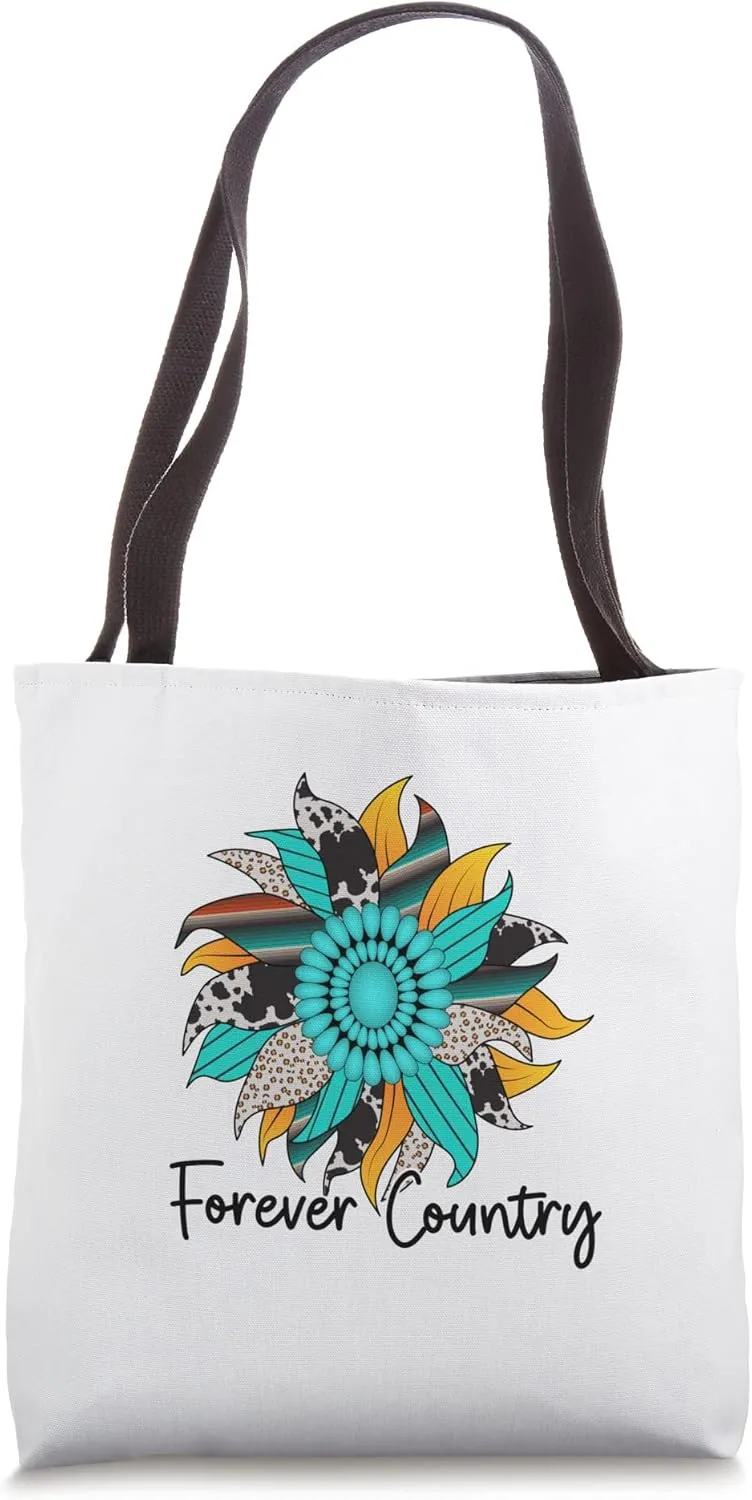 Forever Country - Cowgirl - Country Life - Rodeo Tote Bag