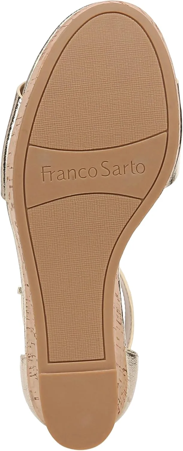 Franco Sarto Women's Clemens Cork Wedge Sandal