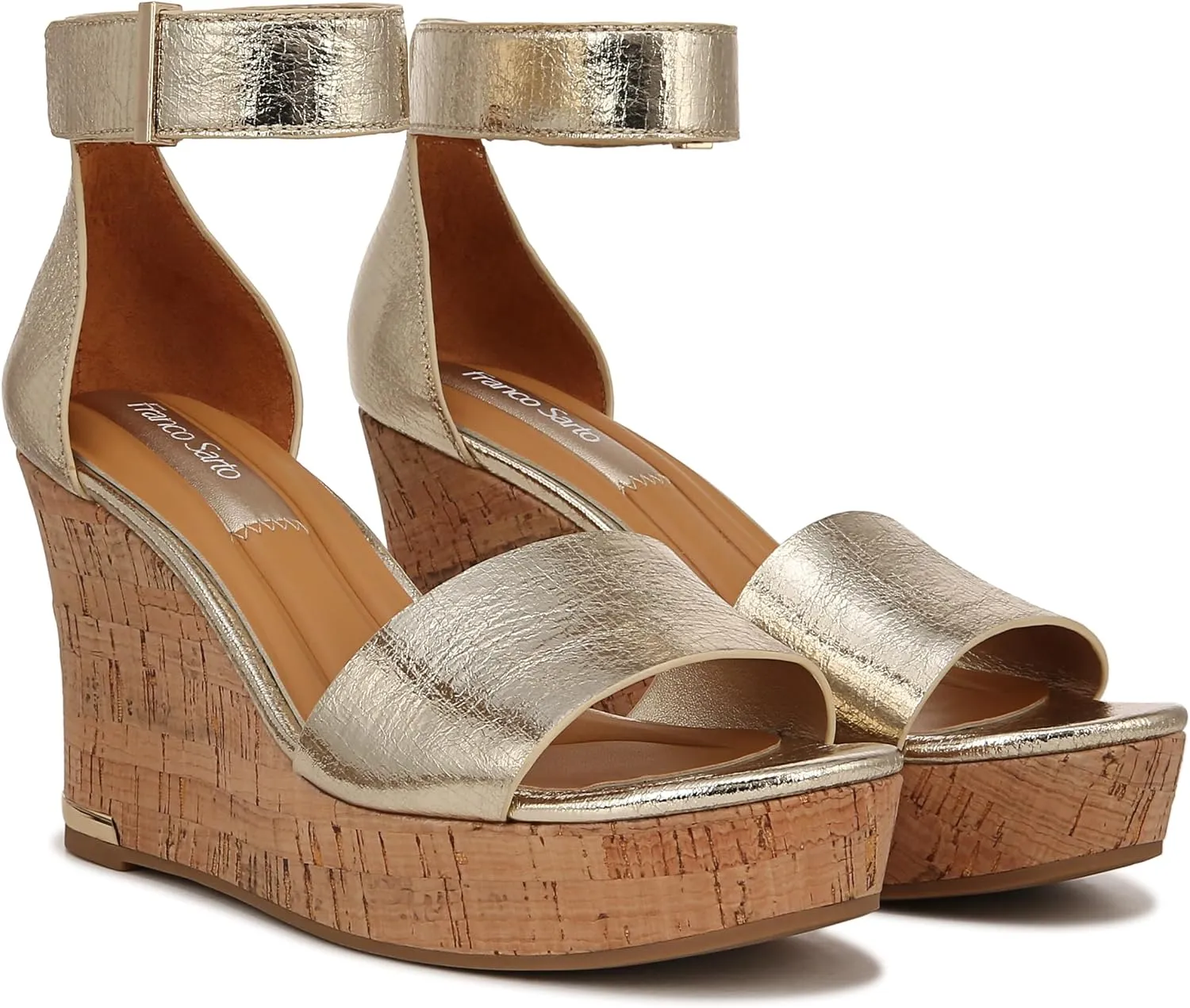 Franco Sarto Women's Clemens Cork Wedge Sandal