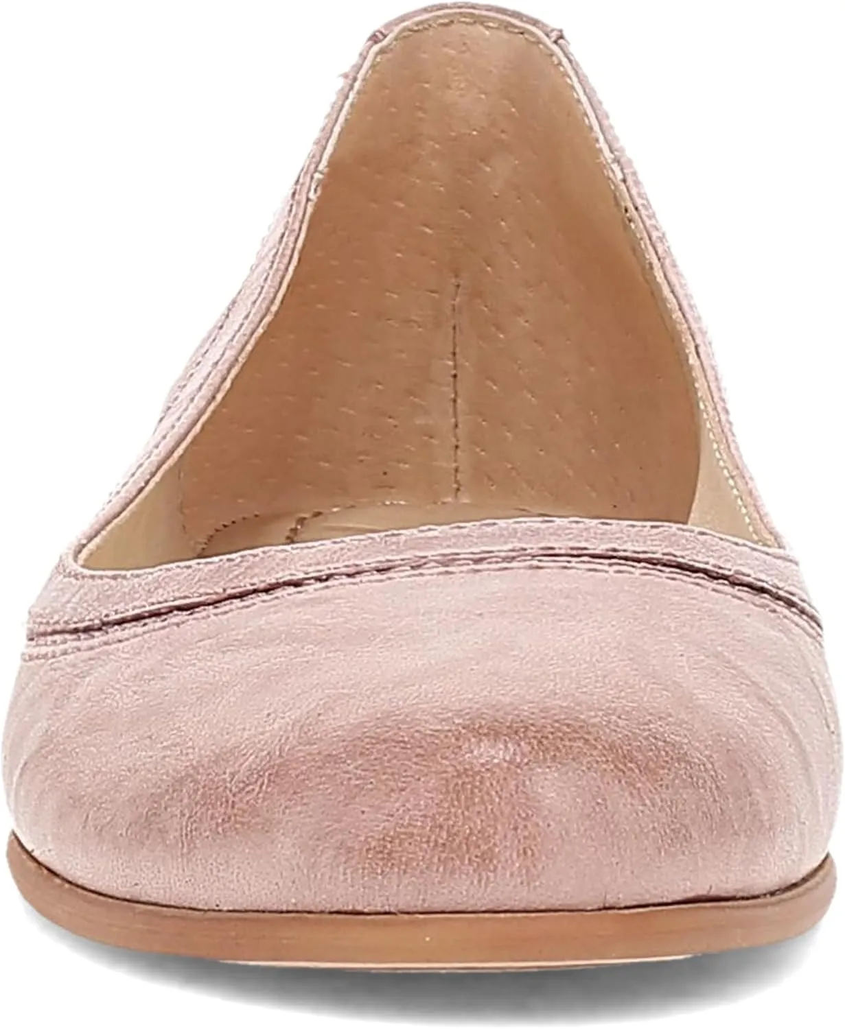 Frye Carson Ballet Flats for Women Featuring Premium Tumbled Leather with Leather Lining and Leather Outsole – 3/8" Heel