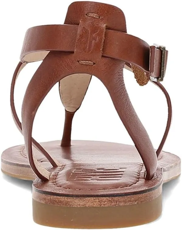 Frye Taylor Women’s Sandals - Soft Full-Grain Leather with Padded Footbed, Adjustable Ankle Strap, and Flexible Rubber Outsole with Low Heel