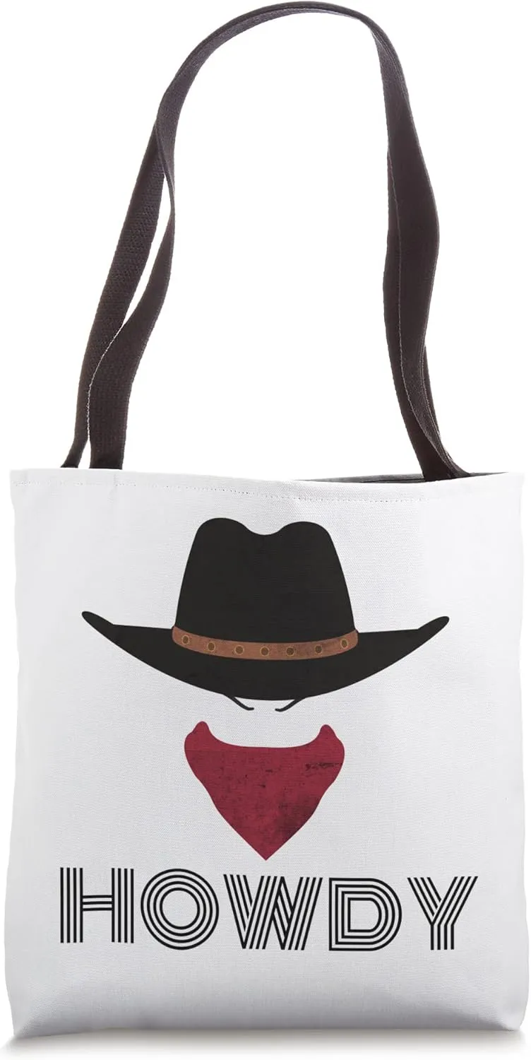 Funny Cowboys Cowgirls Rodeo Riding Howdy Cowboy Rancher Tote Bag