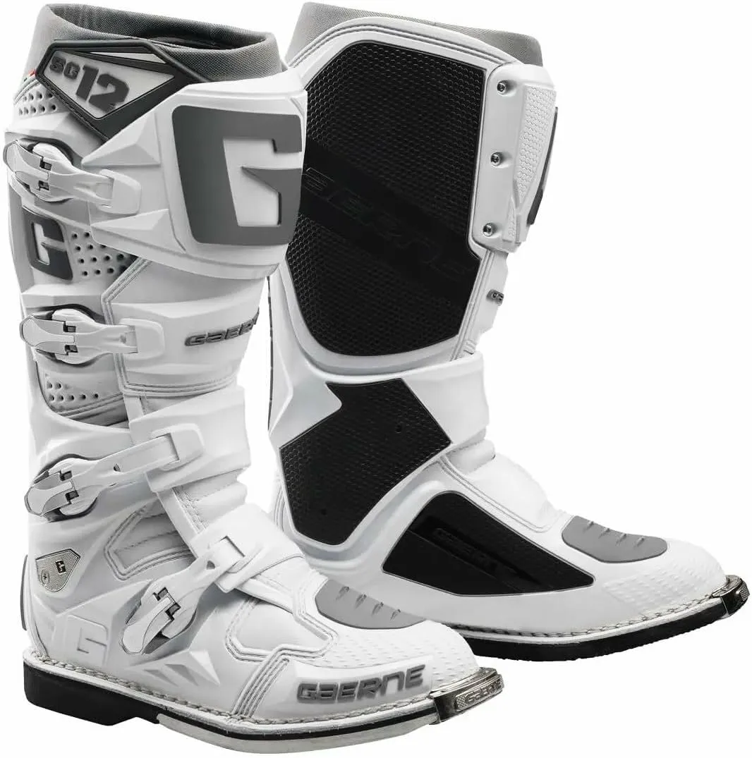 Gaerne SG-12 Boots - 8/White/Orange