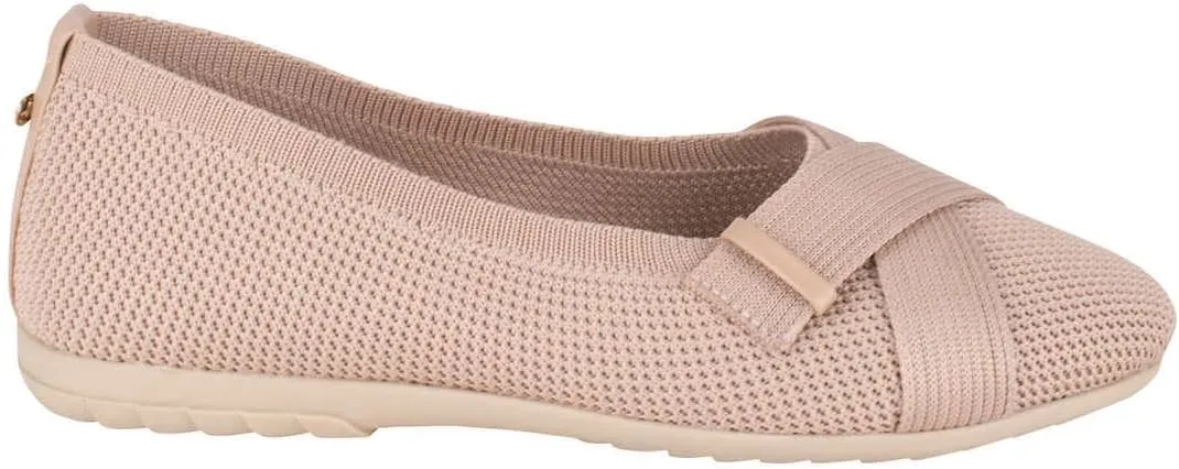 Gloria Vanderbilt Women's Ballet Flat, Comfortable Round Toe Cross-strap Design Dressy Work Flats Shoes for Women