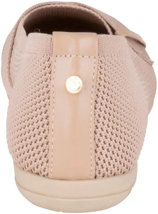 Gloria Vanderbilt Women's Ballet Flat, Comfortable Round Toe Cross-strap Design Dressy Work Flats Shoes for Women