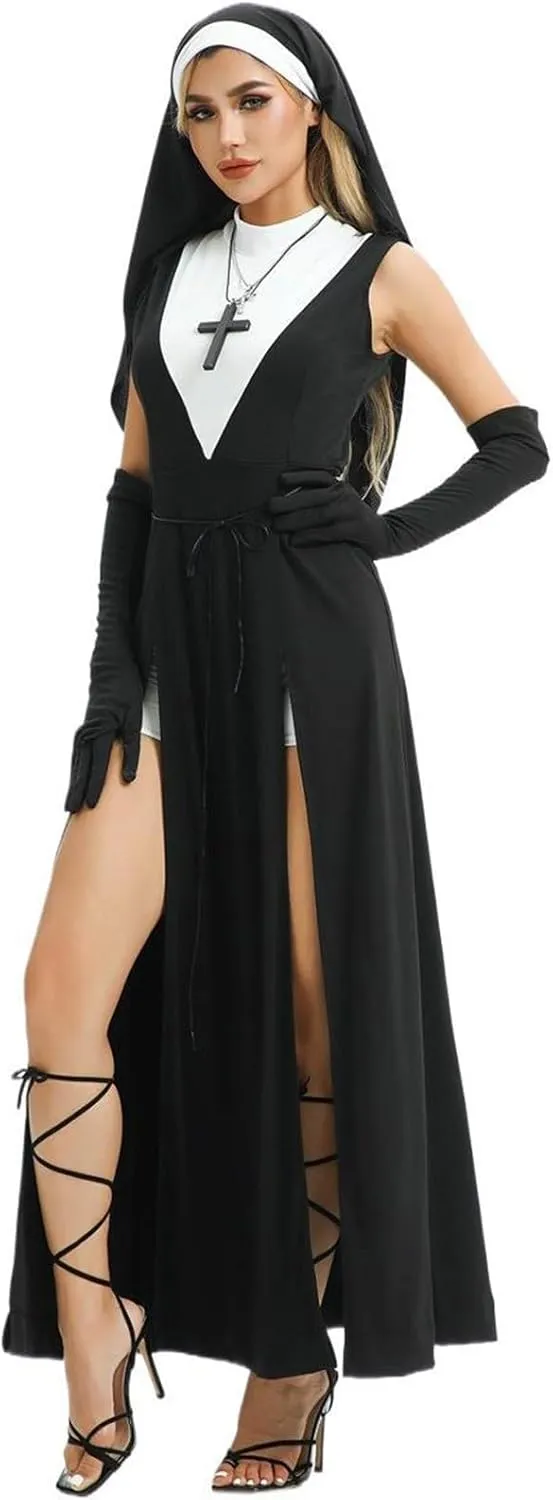 Gothic Clothes for Women Goth Witch Cosplay Costumes Masquerade Prom Dresses Medieval Fairy Dress for Halloween