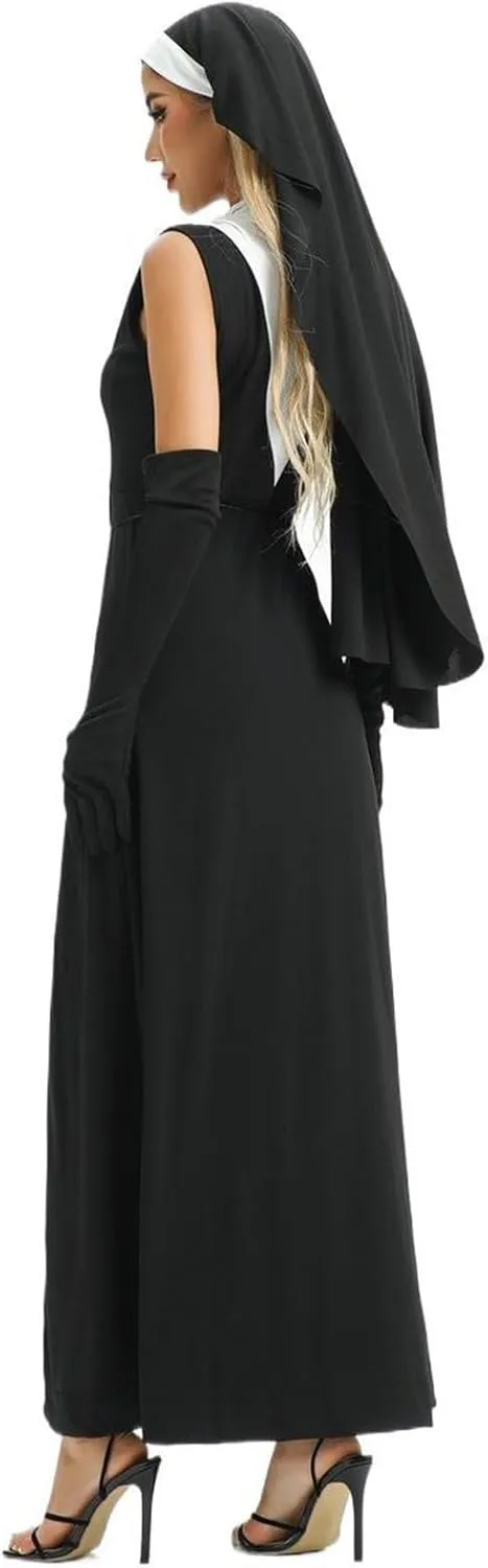 Gothic Clothes for Women Goth Witch Cosplay Costumes Masquerade Prom Dresses Medieval Fairy Dress for Halloween