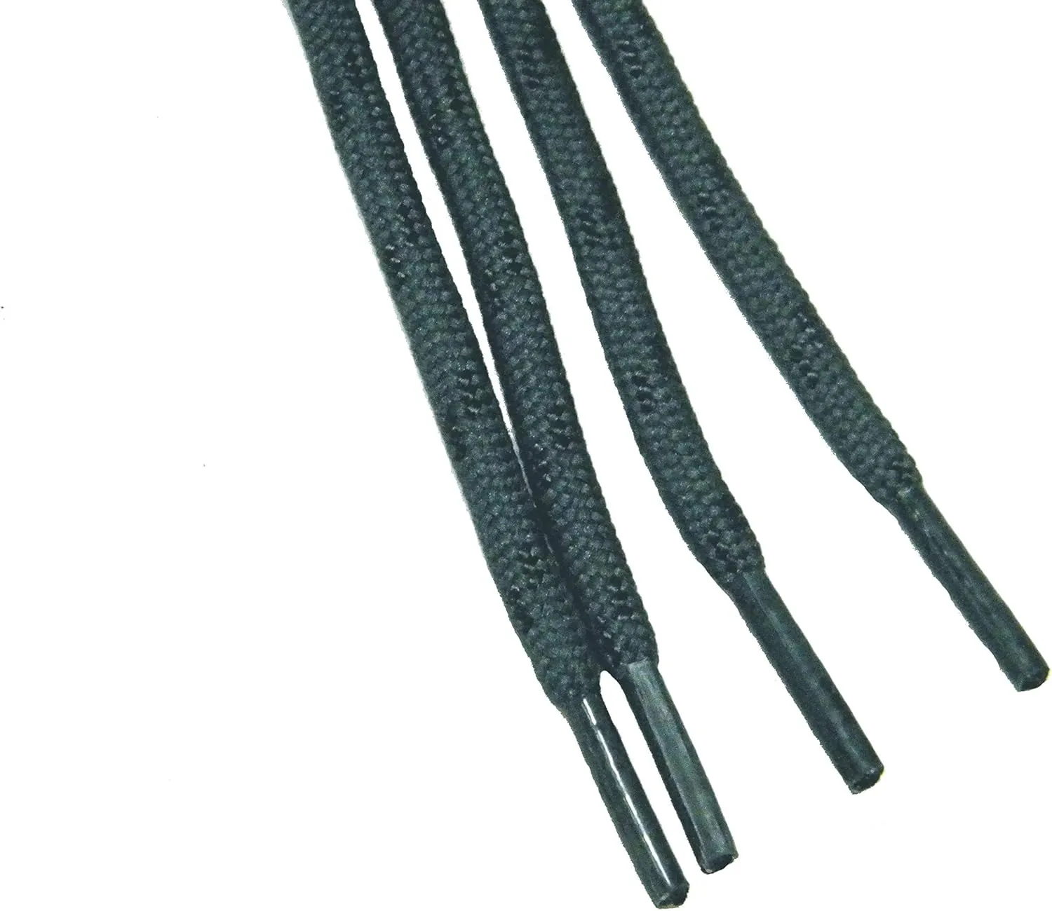GREATLACES Dark Storm Grey Kevlar proTOUGH(tm) Reinforced Heavy Duty Boot Laces Shoelaces (2 Pair Pack)