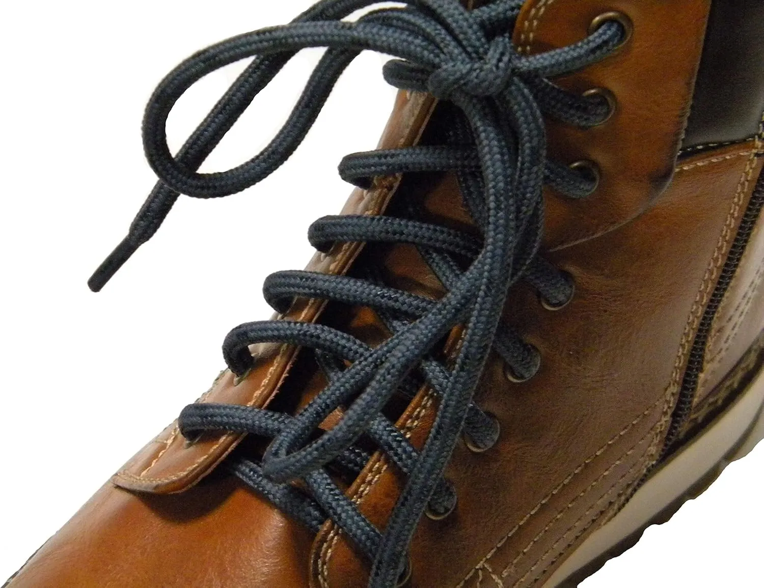 GREATLACES Dark Storm Grey Kevlar proTOUGH(tm) Reinforced Heavy Duty Boot Laces Shoelaces (2 Pair Pack)