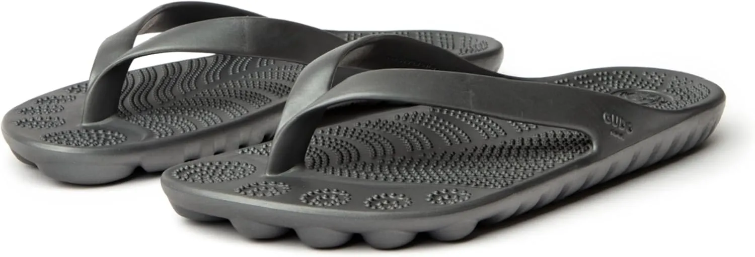 GUDO WORLD Unisex Flip Flop Sandals with Pressure Point Reflexology Stimulation and EVA Foam Supportive Soles For Men and Women
