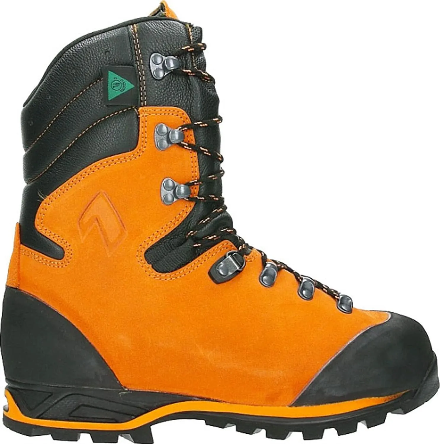 HAIX Protector Prime, Men's, Orange, Steel Toe, EH, PR, WP, Chain Saw, 9 Inch Boot