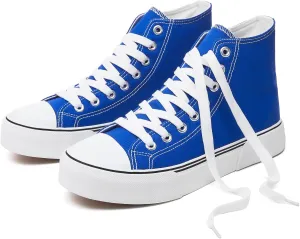 hash bubbie Unisex Fashion High top Sneakers Womens Classic High Tops Canvas Shoes Casual Tennis Shoes for Men