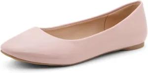 Herstyle Ever Memory Women's Ballet Flats Dressy Flat Shoes Almond Toe Ballerina Comfortable Slip-On Casual Flats for Daily Wear Work Office and Party