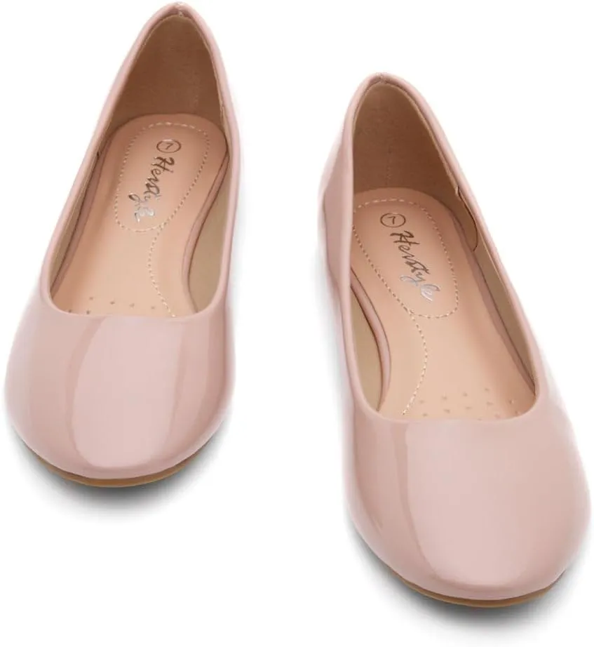 Herstyle Ever Memory Women's Ballet Flats Dressy Flat Shoes Almond Toe Ballerina Comfortable Slip-On Casual Flats for Daily Wear Work Office and Party