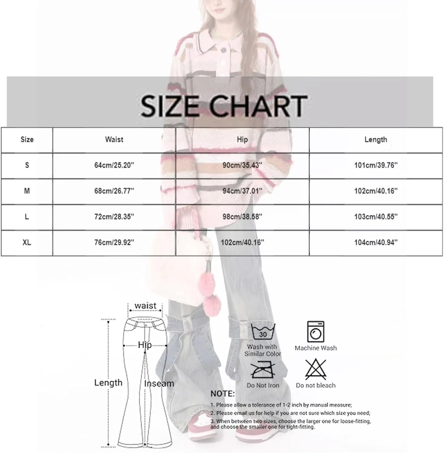High Waisted Jeans for Women Wide Leg Loose Baggy Boyfriend Denim Pants 90S Vintage Streetwear Y2k Grunge Jean Pants
