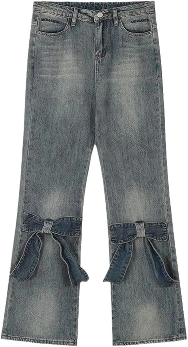 High Waisted Jeans for Women Wide Leg Loose Baggy Boyfriend Denim Pants 90S Vintage Streetwear Y2k Grunge Jean Pants