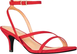ILLUDE Women’s Ankle Strap Sandal Heels Low Kitten Heel Square Toe Strappy Heeled Sandals – Hera