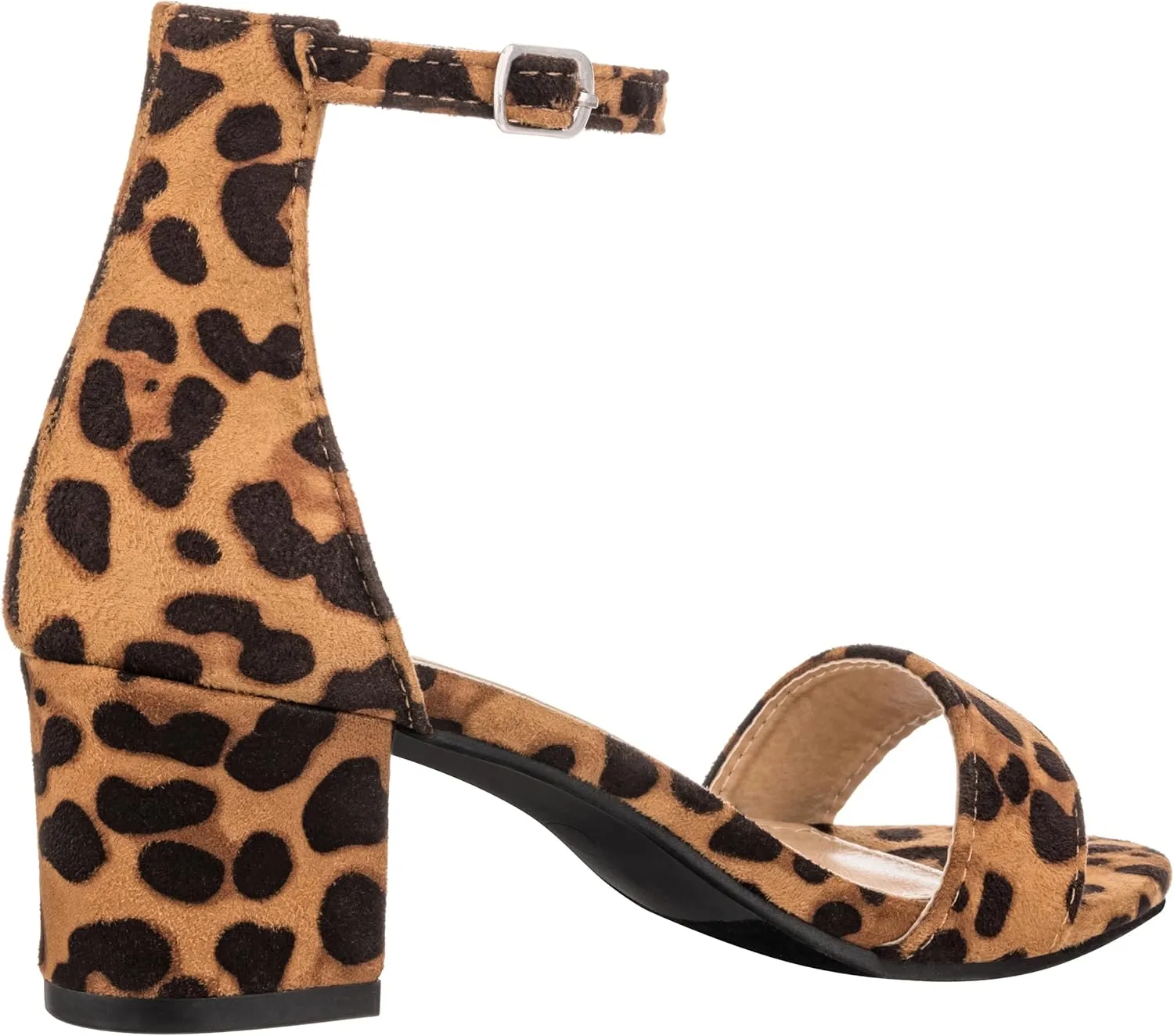 ILLUDE Women’s Fashion Ankle Strap Kitten Heel Sandals - Adorable Cute Low Block Heel – Jasmine