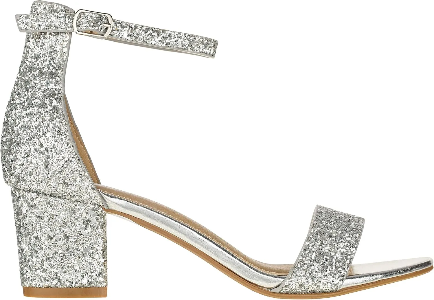 ILLUDE Women’s Fashion Ankle Strap Kitten Heel Sandals - Adorable Cute Low Block Heel – Jasmine